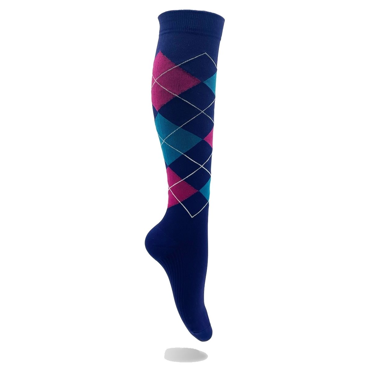 Pandalas Stützstrümpfe Argyle navi 37/39