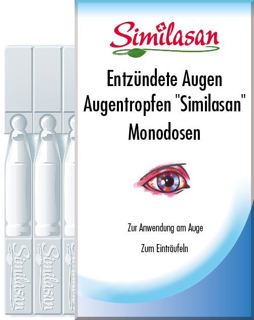 Entzündete Augen Augentropfen "Similasan" Monodosen