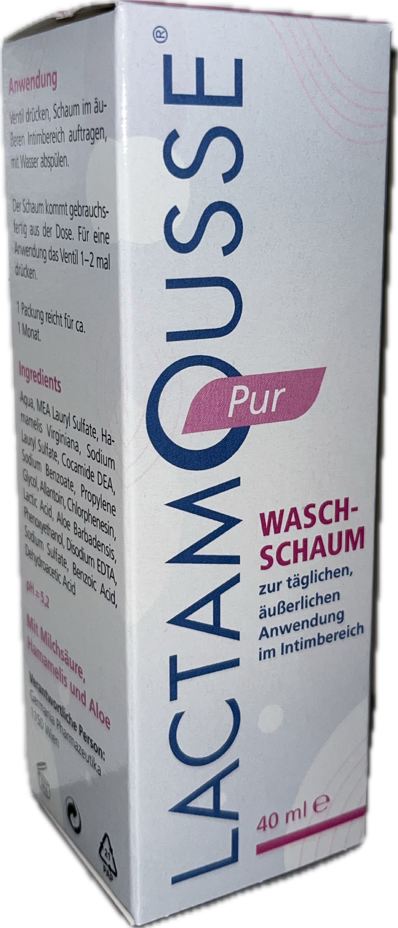 Lactamousse Intim Pflege Schaum Lactamousse Intim Pflege Schaum