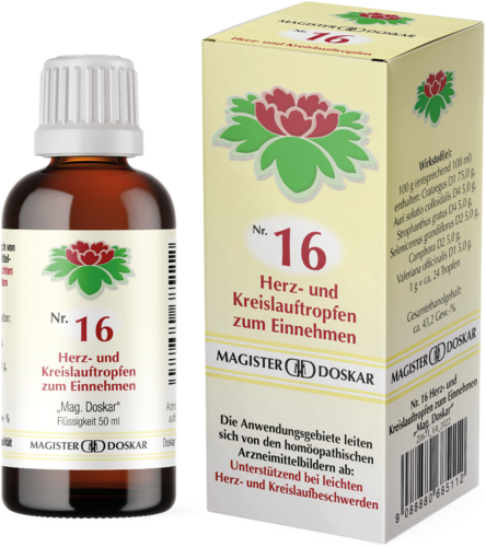 Mag. Doskar Nr. 16 Herz- und Kreislauftropfen Mag. Doskar Nr. 16 Herz- und Kreislauftropfen