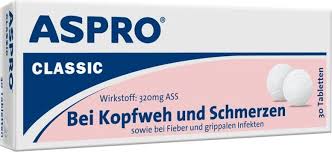 Aspro Classic 320 mg ASS - Tabletten