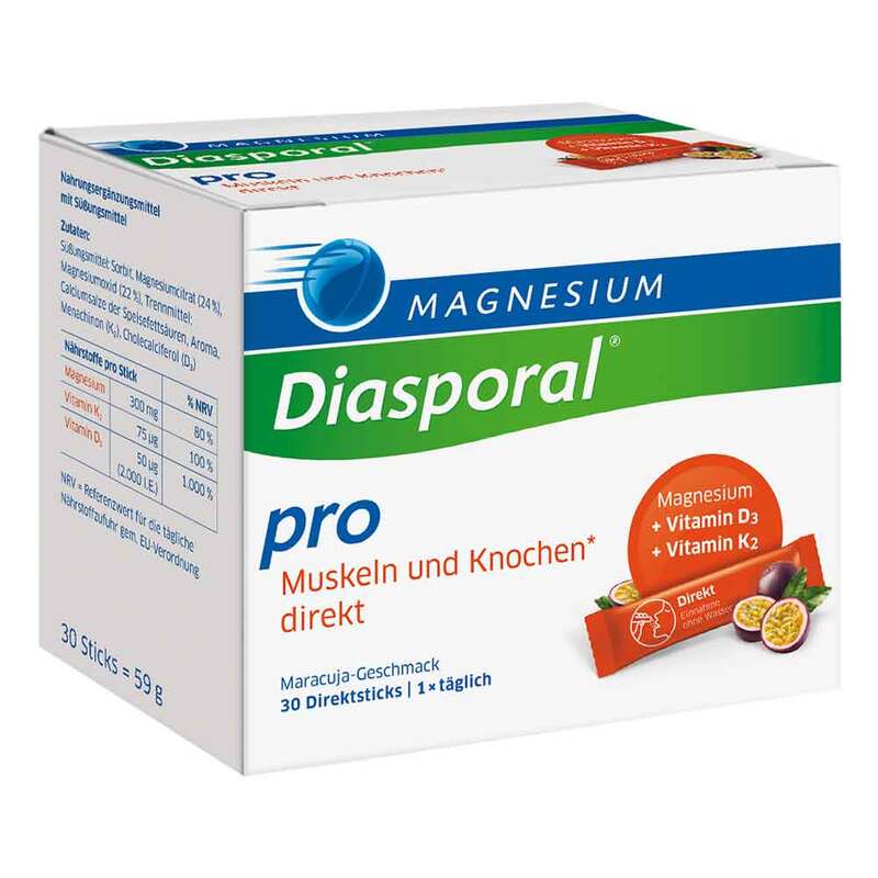 18160158-magnesium-diasporal-pro-d3plusk2-muskelnplusknochen-dir-1 Magnesium Diasporal Pro Direkt D3+K2 Muskel und Knochen