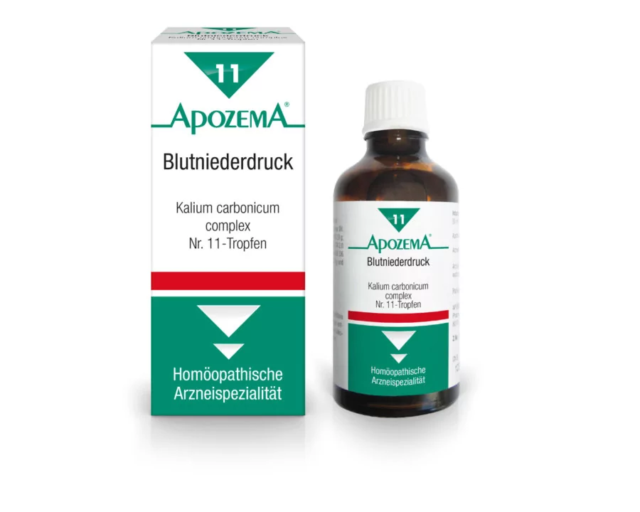 Apozema® Nr. 11 Blutniederdruck-Tropfen Apozema® Nr. 11 Blutniederdruck-Tropfen