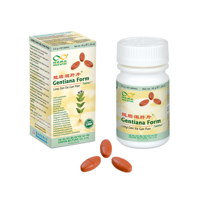 gentiana Green Nature Shenzhou Gentiana Form TCM Tabletten