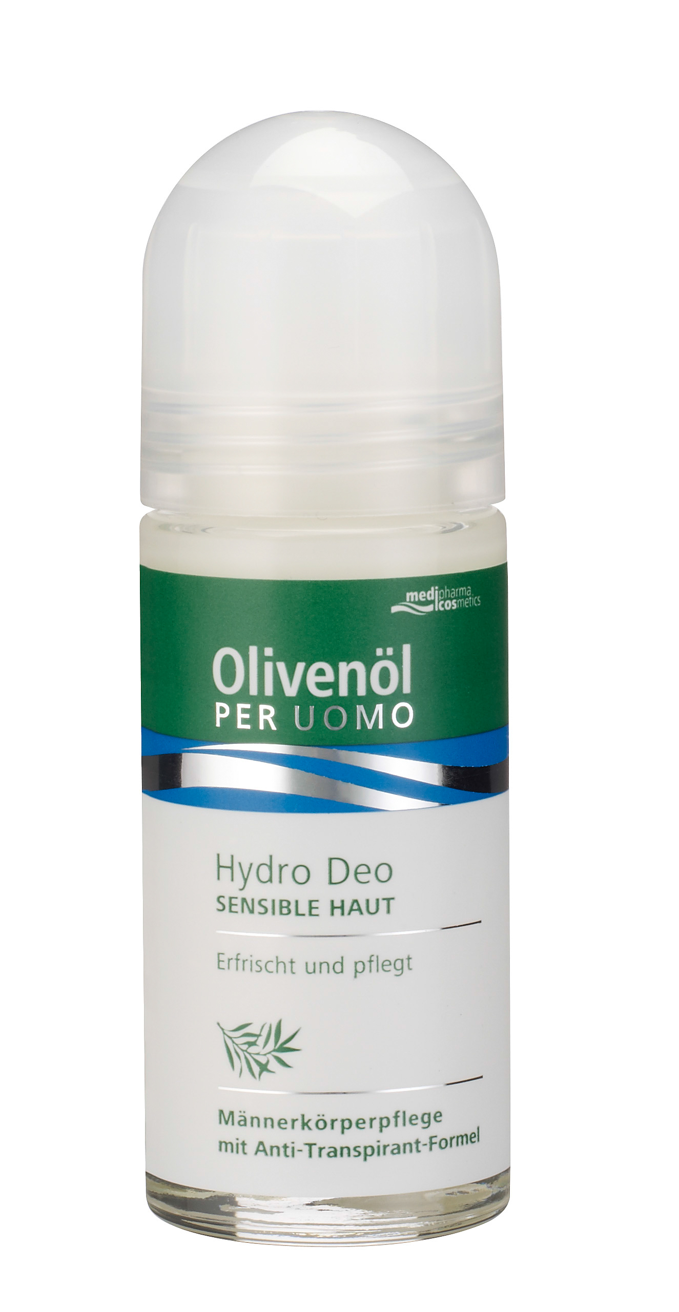 3626378_1bpQdp8KDQnQeJ Medipharma Cosmetics Olivenöl Per Uomo Hydro Deo-Roller