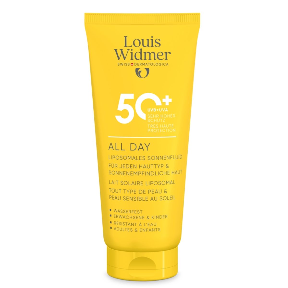 Louis Widmer suncare All Day 50+ Liposomales Sonnenfluid - leicht parfümiert