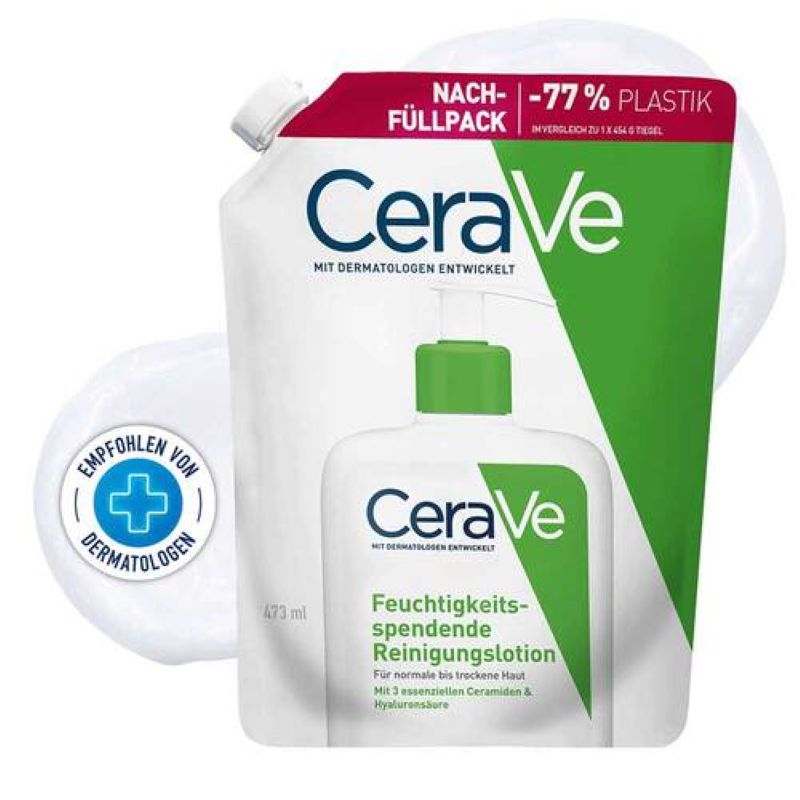 CeraVe Feuchtigkeitsspendende Reinigungslotion Nachfüllpackung
