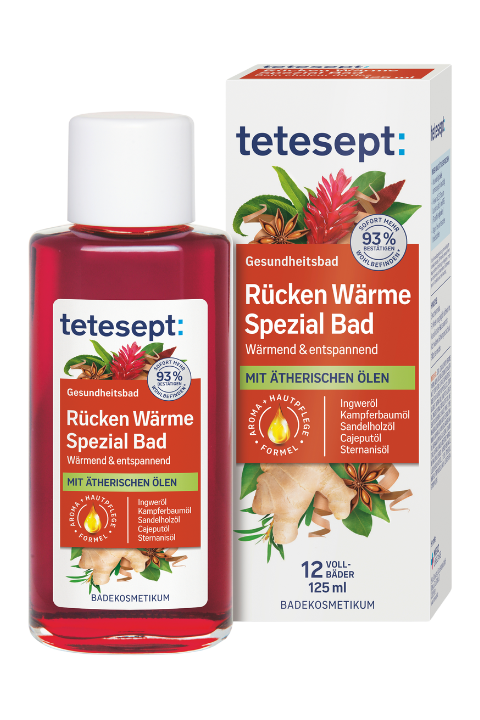tetesept Gesundheitsbad Rücken Wärme Bad