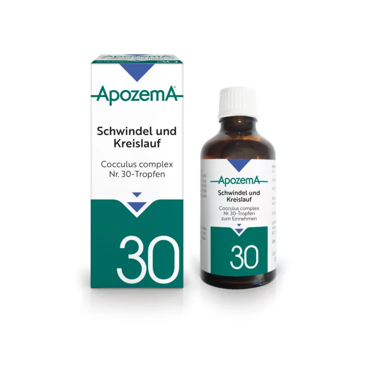Apozema® Nr. 30 Schwindel- und Kreislauf-Tropfen  Apozema® Nr. 30 Schwindel- und Kreislauf-Tropfen