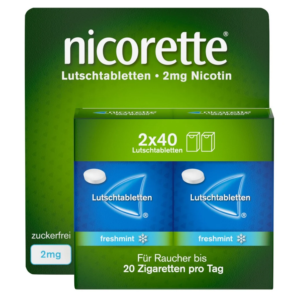 Nicorette Lutschtabletten Freshmint 2 mg Nicorette Lutschtabletten Freshmint 2 mg