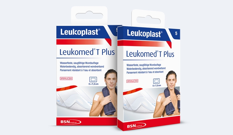 LEUKOMED T plus 8cm x 10cm transparent