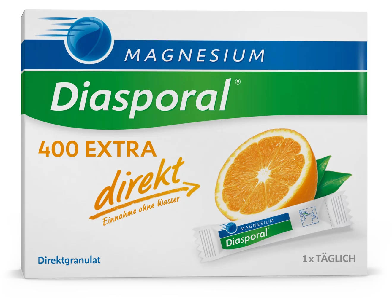 Magnesium Diasporal 400 extra Direktgranulat Sticks