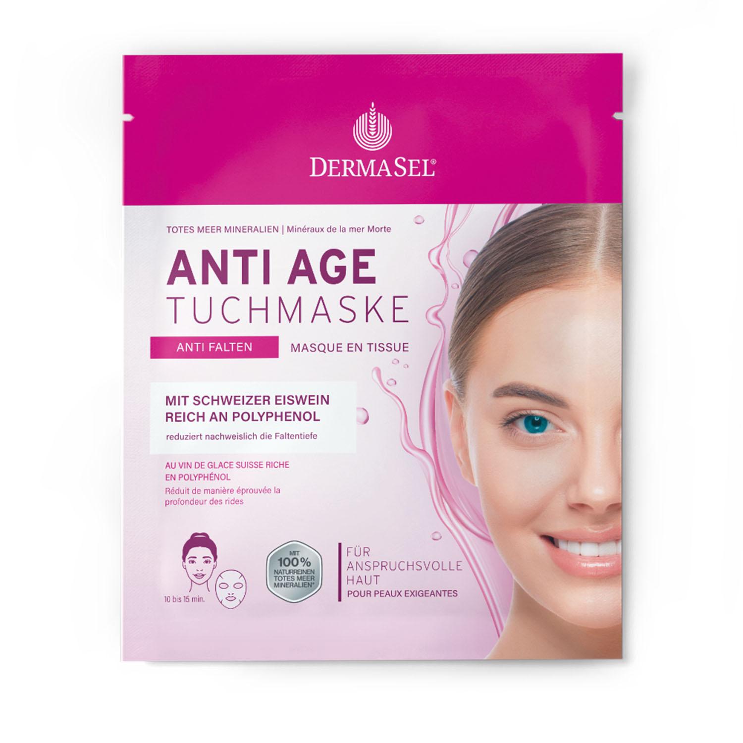 DermaSel-Totes-Meer-Mineralien-Anti-Age-Tuchmaske Dermasel Anti Age Tuchmaske