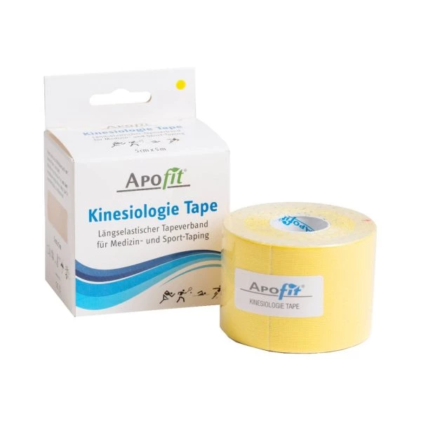 BB Tape Kinesioband 5cmx5m Gelb BB Tape Kinesioband 5cmx5m Gelb