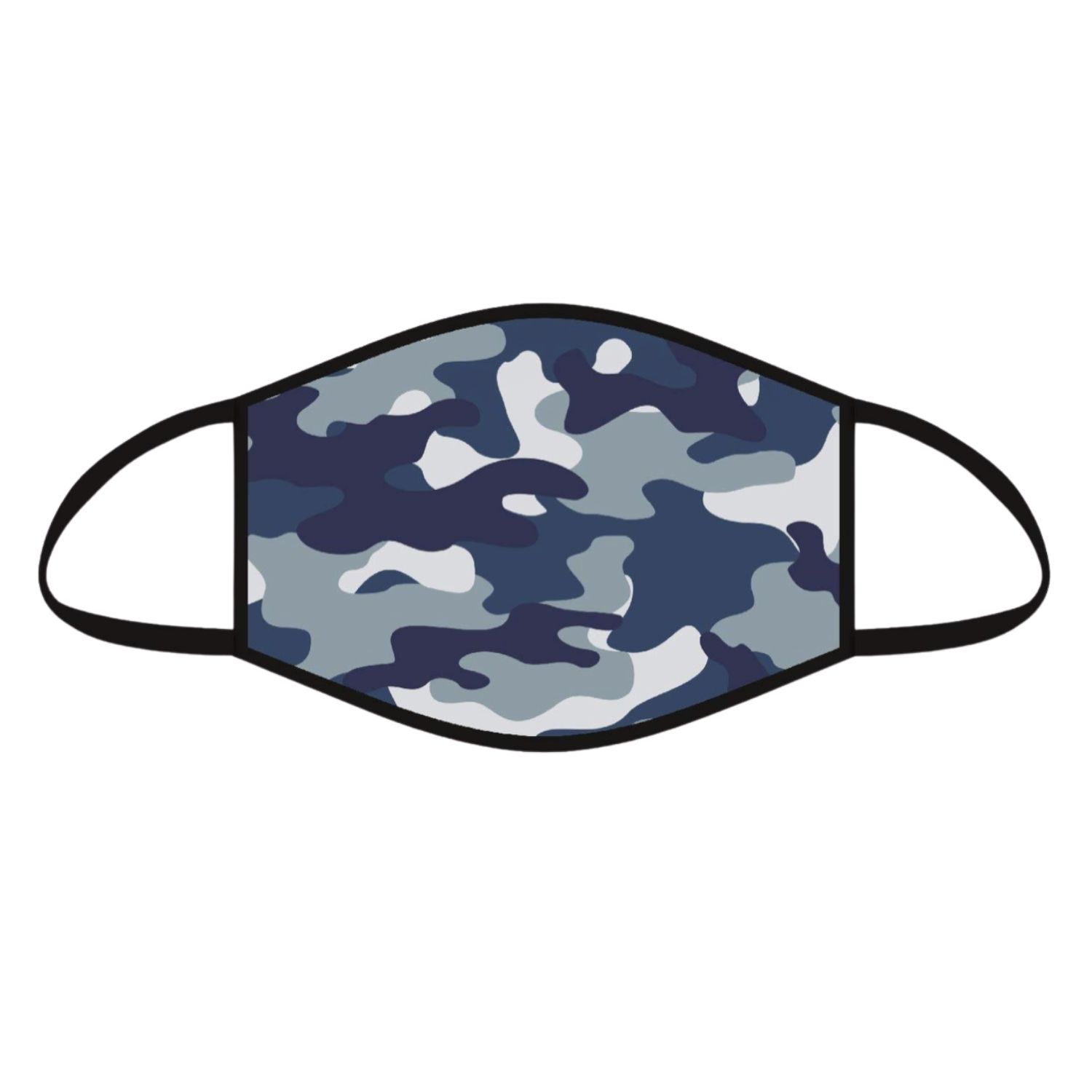 Atemschutzmaske Mund-Nasen-Schutz Camouflage Blau