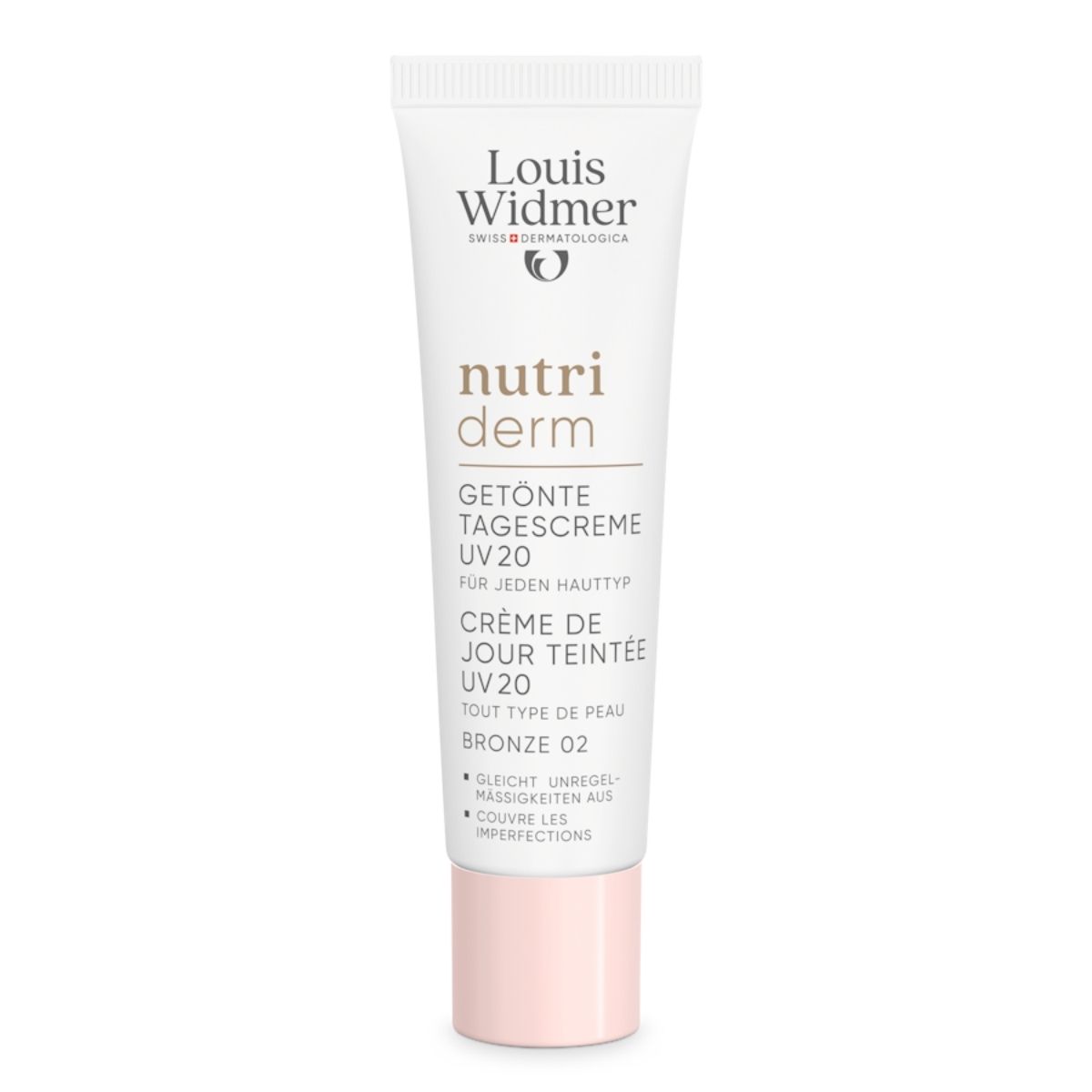 Louis Widmer nutriderm Getönte Tagescreme UV 20 Bronze 02 - leicht parfümiert