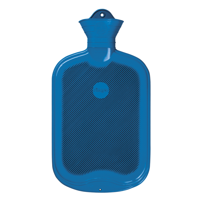 4755161 Apofit Wärmeflasche Gummi 2L blau