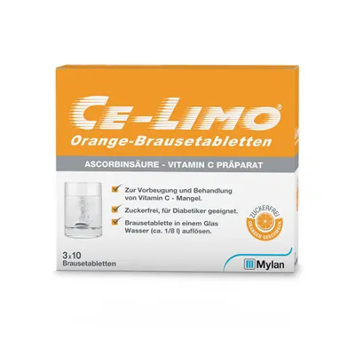 Ce-Limo Orange - Brausetabletten Ce-Limo Orange - Brausetabletten