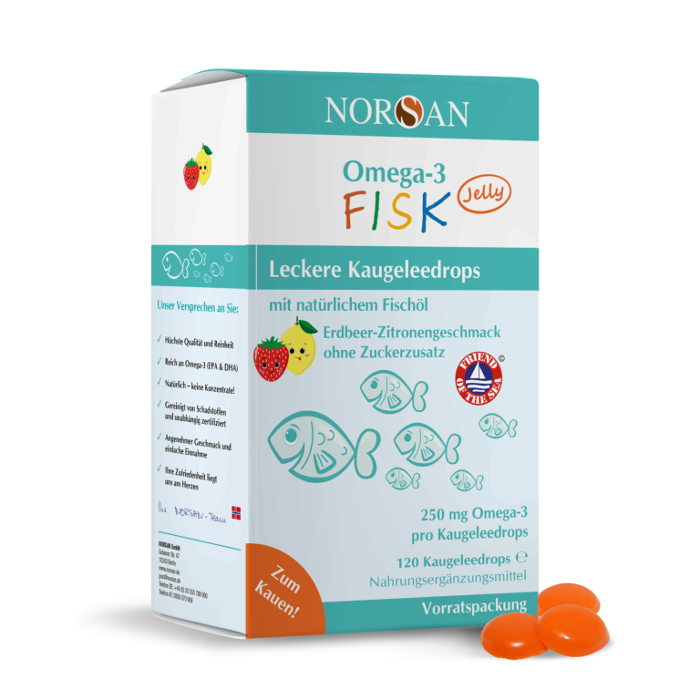 Norsan 3 Kids Fisk Jelly 120 St Norsan 3 Kids Fisk Jelly 120 St