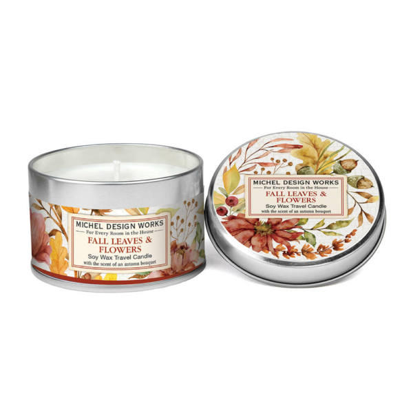 Michel Design Duftkerze in der Dose "Fall Leaves & Flowers"