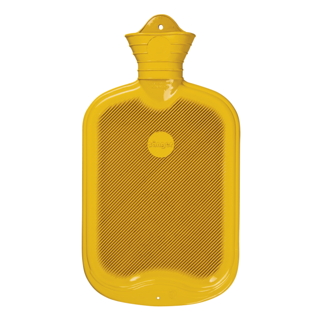 Apofit Wärmeflasche Gummi 2L gelb