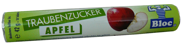 1016351s6XaKtuaQtUrm Bloc Traubenzucker Apfel