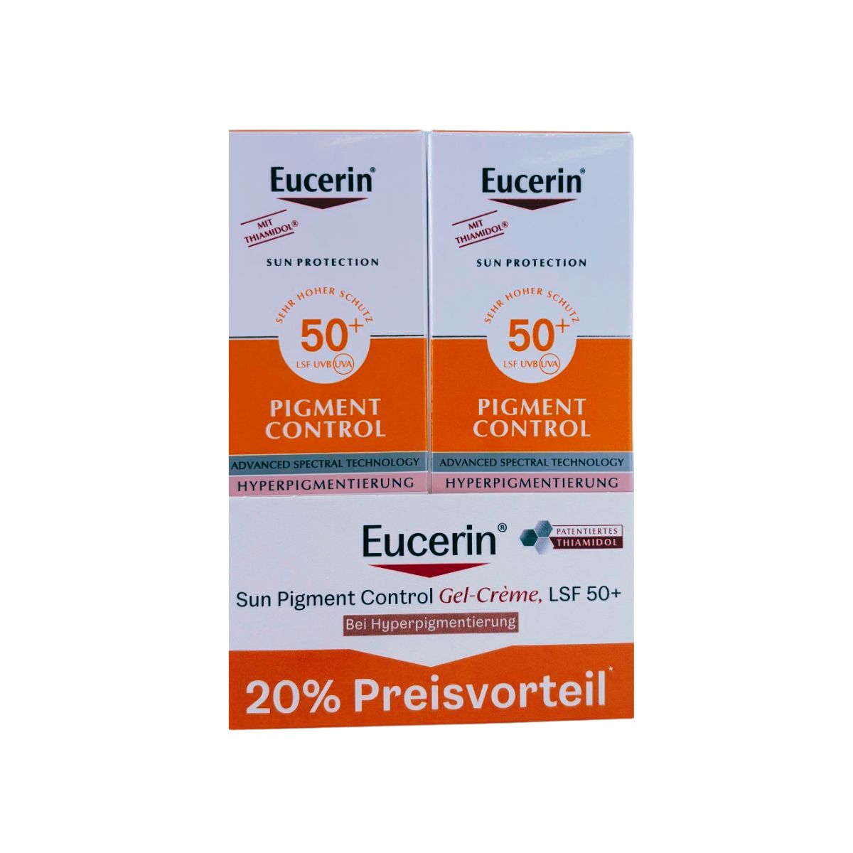 Eucerin Pigment Control Sun Fluid LSF 50+ Doppelpackung
