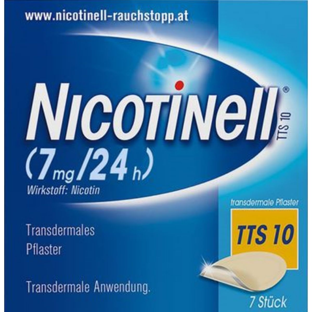 Nicotinell TTS 10 (7 mg/24 h) transdermale Pflaster 7 St