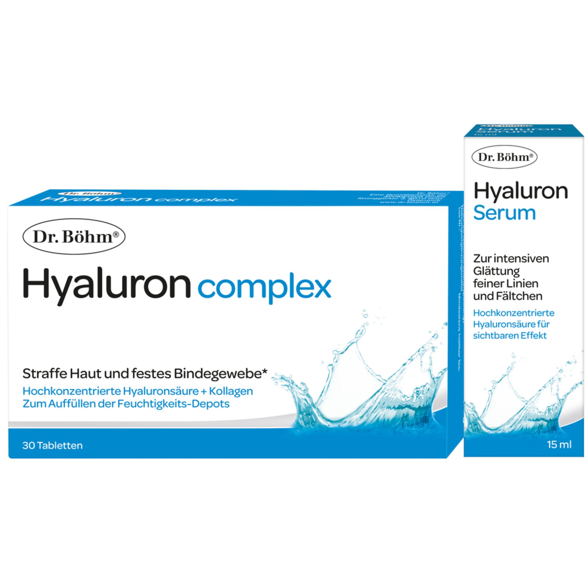Dr. Böhm® Hyaluron complex Tabletten + Hyaluron Serum
