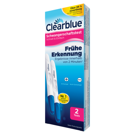 CLEARBLUE Schwangerschaftstest Früherkennung  CLEARBLUE Schwangerschaftstest Früherkennung
