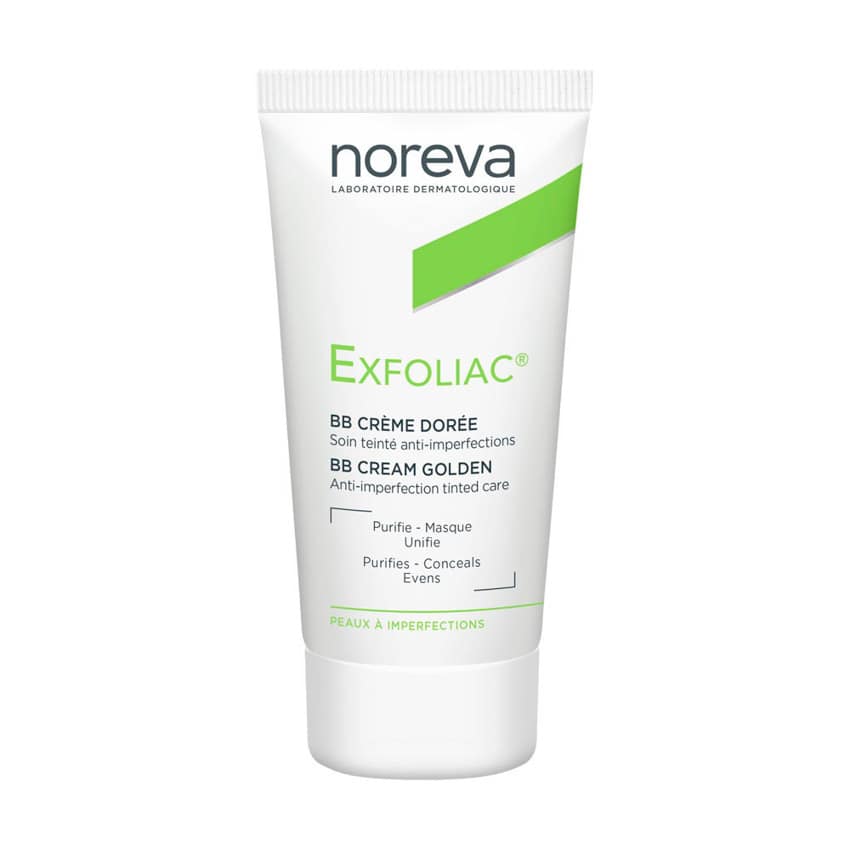 Noreva Exfoliac getönte BB-Creme dunkel