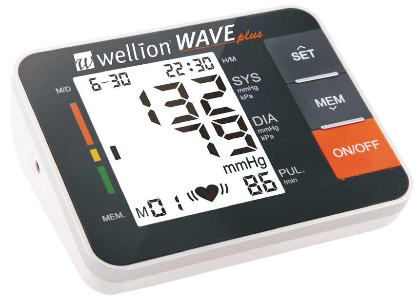 Wellion_WAVE_plus Blutdruckmesser Wellion Wave Plus Oberarm