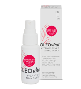 packung_vitd3_k2_bearbtKOaYFuRDRt6b Oleovital Vitamin D3+K2 Mundspray (1000IE D3 + 100 MCg K2)