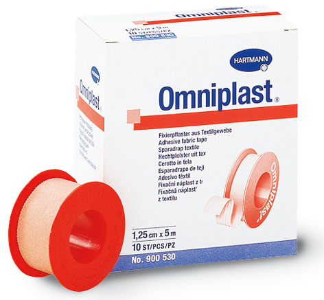 Hartmann Omnifilm&reg; 1,25 cm, auf Kunststoffspulen, 5 m lang, mit Sprengring