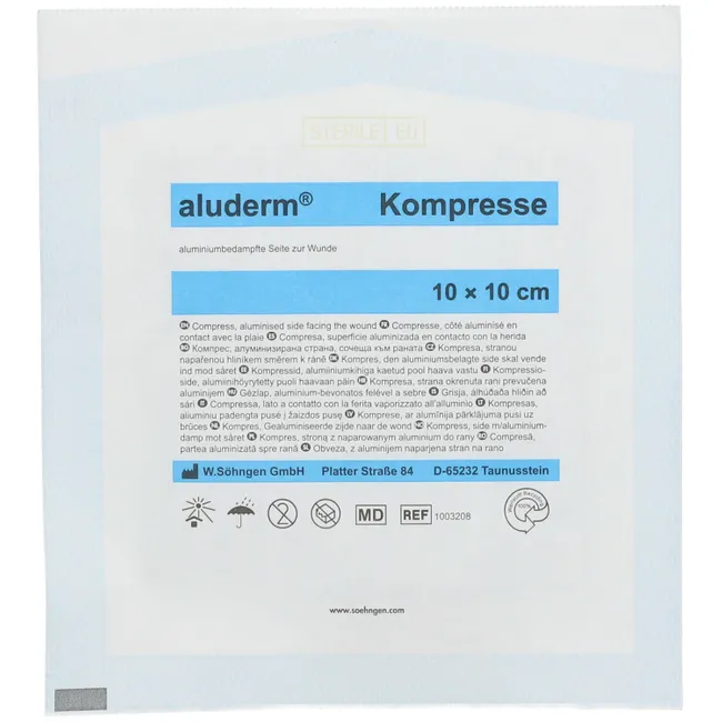 Aluderm Kompressen 10 cm x 10 cm Aluderm Kompressen 10 cm x 10 cm