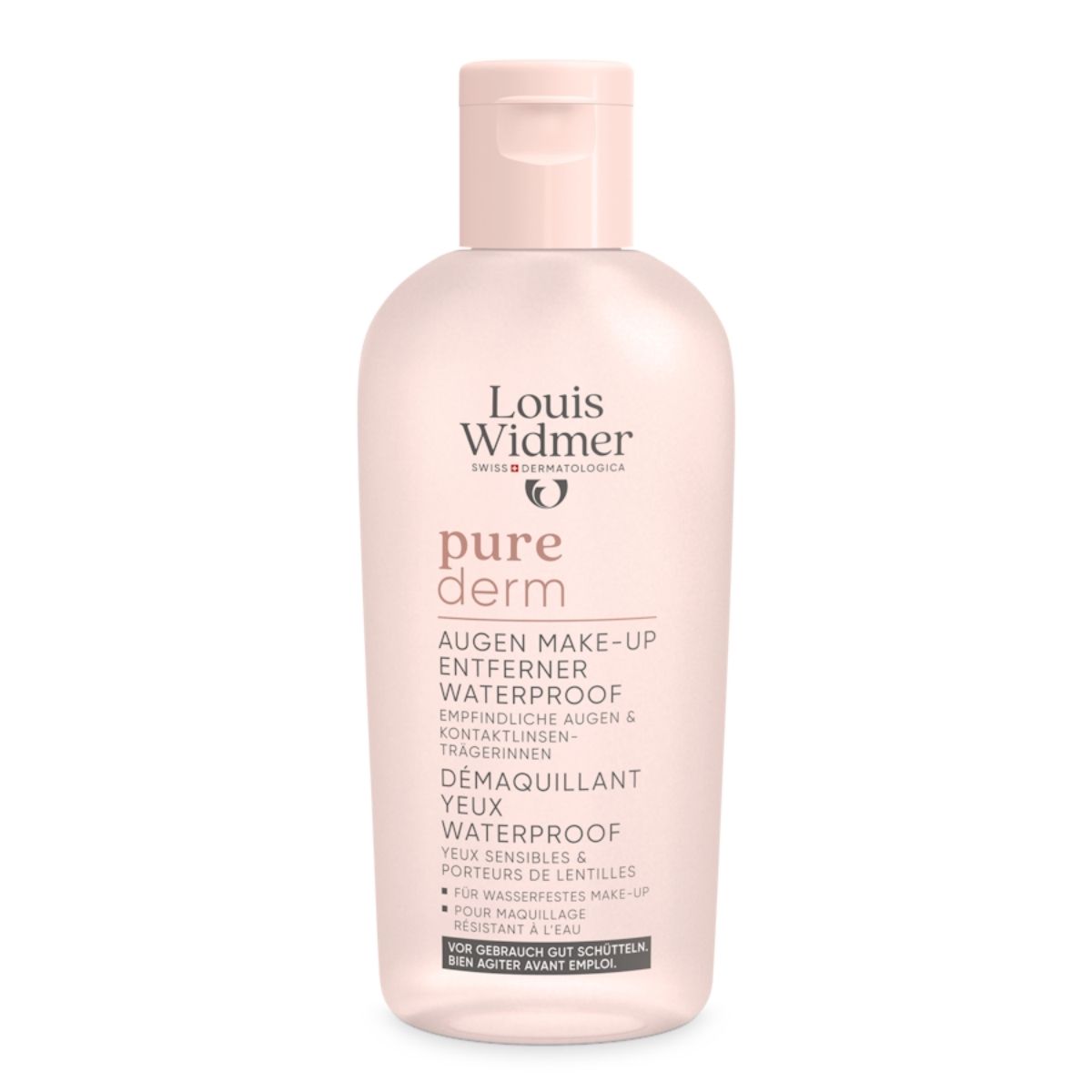 Louis Widmer purederm Augen Make-up Entferner Waterproof - ohne Parfum