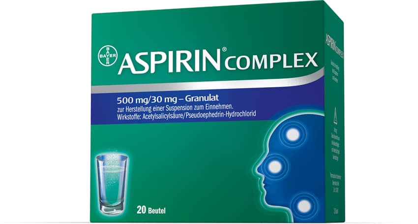 3500909VcuUAJMqCDzoG Aspirin Complex 500 mg/30 mg - Granulat zur Herstellung einer Suspension zum Einnehmen