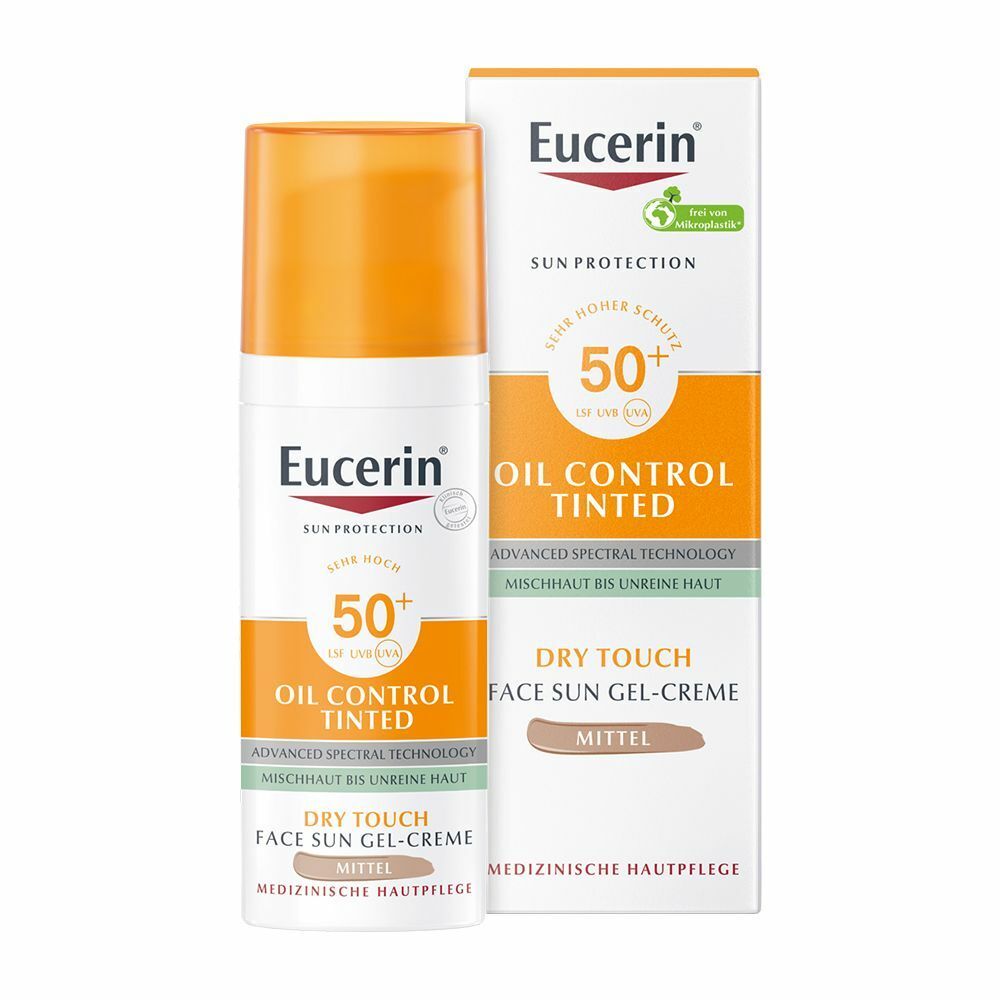 D16887502-p1 Eucerin Oil Control Sun Gel-Creme Ultra Getönt LSF 50+