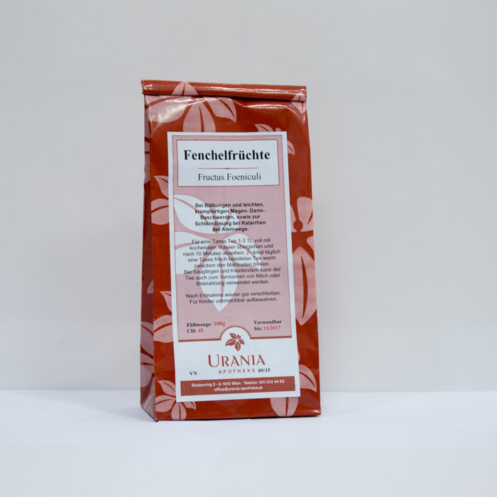 8017342T3TQP5dZLFevh Urania Apotheke Fenchelfrüchte 100g