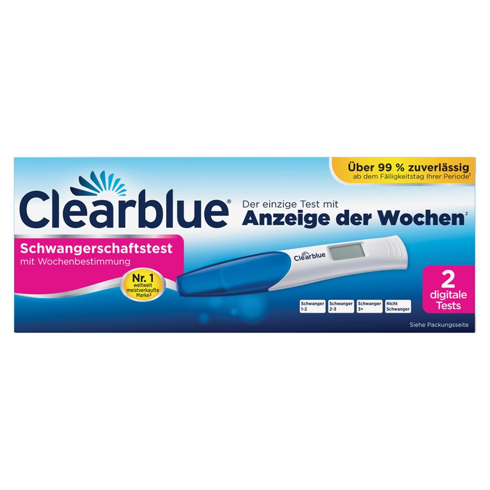 D12893983-p1-2-st CLEARBLUE Schwangerschaftstest mit Wochenbestimmung