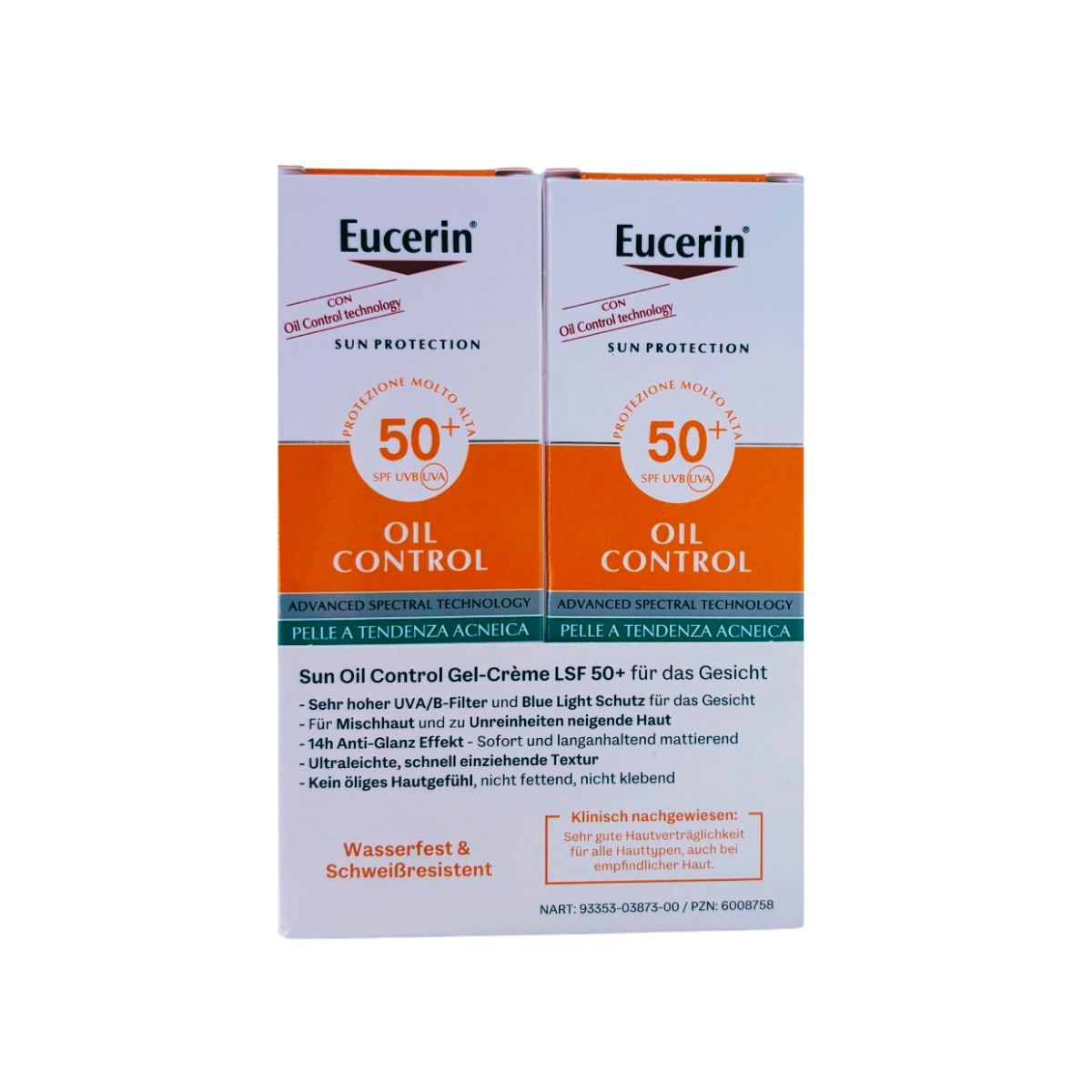Eucerin Sun Face Gel-Creme Oil Control LSF 50+ Doppelpackung
