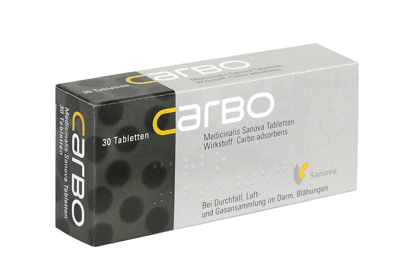 2461107C3bEPh36Qw6d2 Carbo medicinalis "Sanova" - Tabletten