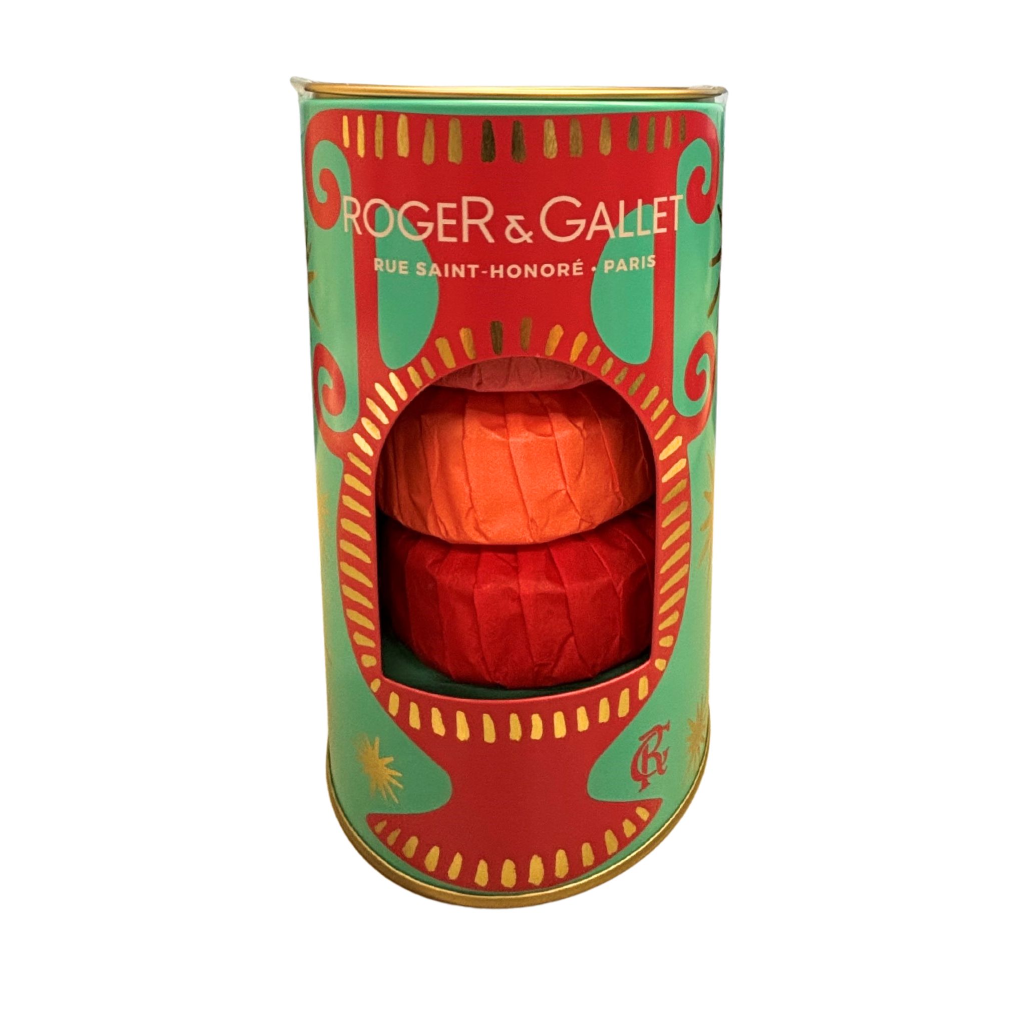 Roger & Gallet XMAS Soap Box 3x100g (FLEUR DE FIGUIER + ROSE + GINGEMBRE ROUGE)