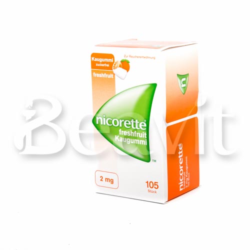 Nicorette Freshfruit 2 mg - Kaugummi zur Raucherentwöhnung
