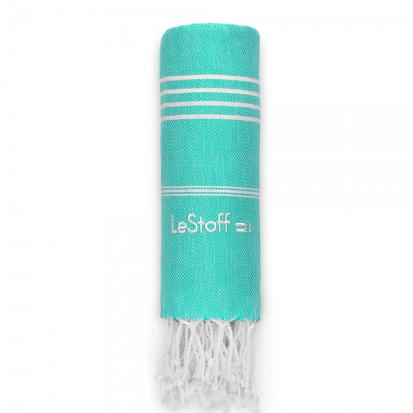 B13BD003-C75B-4472-8C74-13D91DF43BBA_Picture-1-600x600 LeStoff BIO Hamamtuch 104 Turquoise Basic 95 x 180 cm