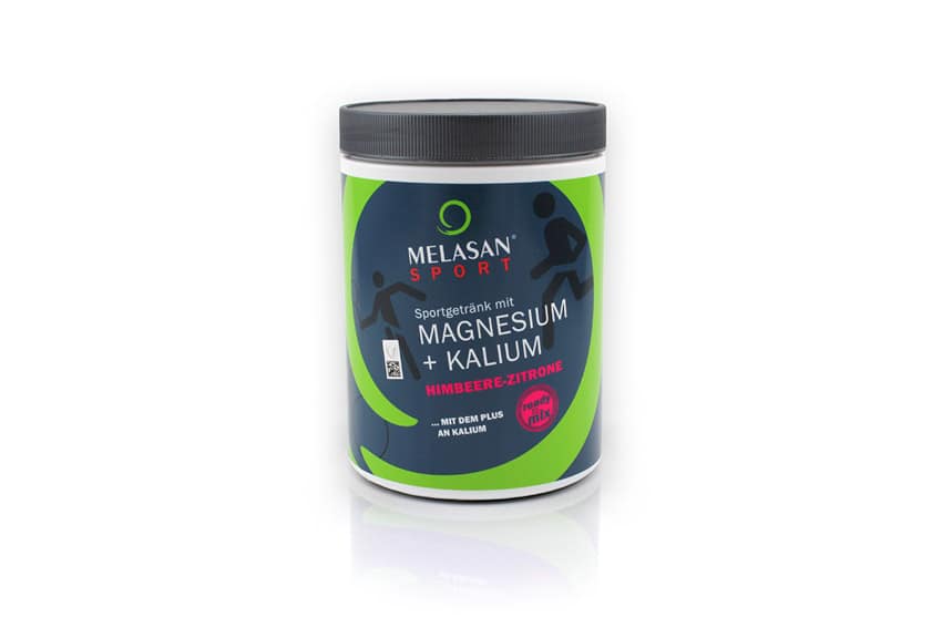 4733946 Melasan Sport Sportgetränk mit MAGNESIUM + KALIUM Himbeer-Zitrone