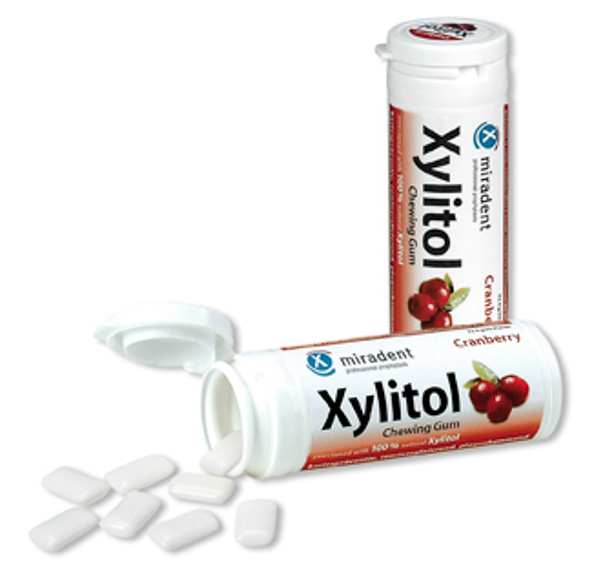 3201058_1Cn7zrY46e6NjO Miradent XYLITOL CHEWING GUM Cranberry