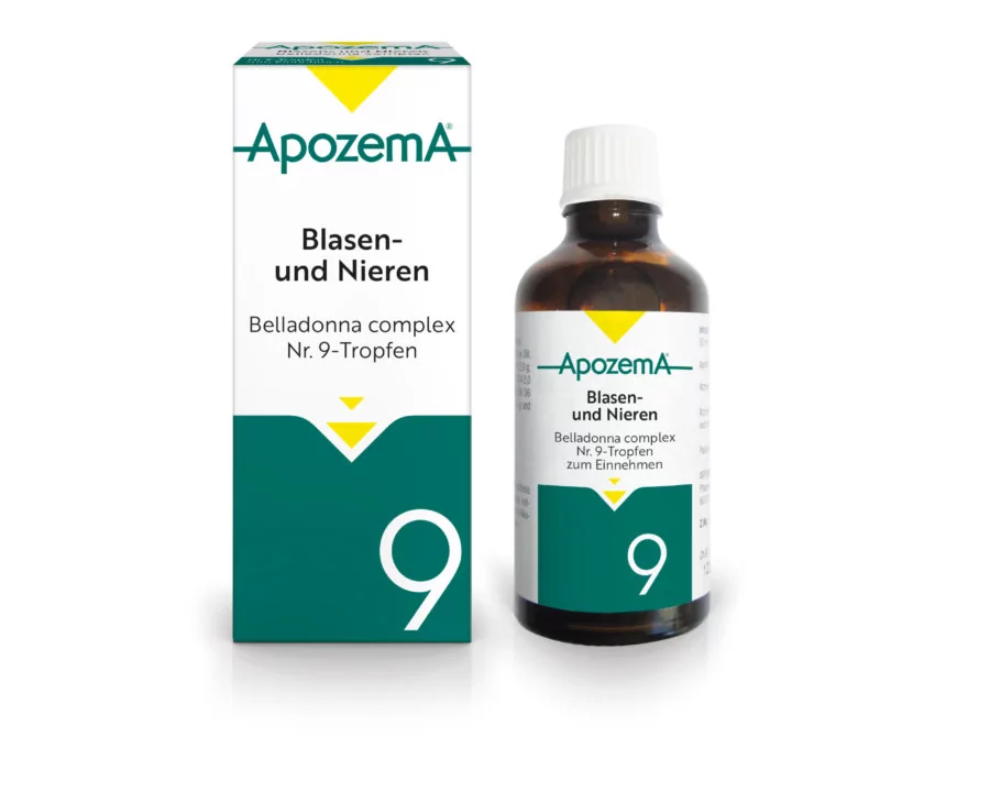 Apozema® Nr. 9 Blasen- und Nieren-Tropfen  Apozema® Nr. 9 Blasen- und Nieren-Tropfen