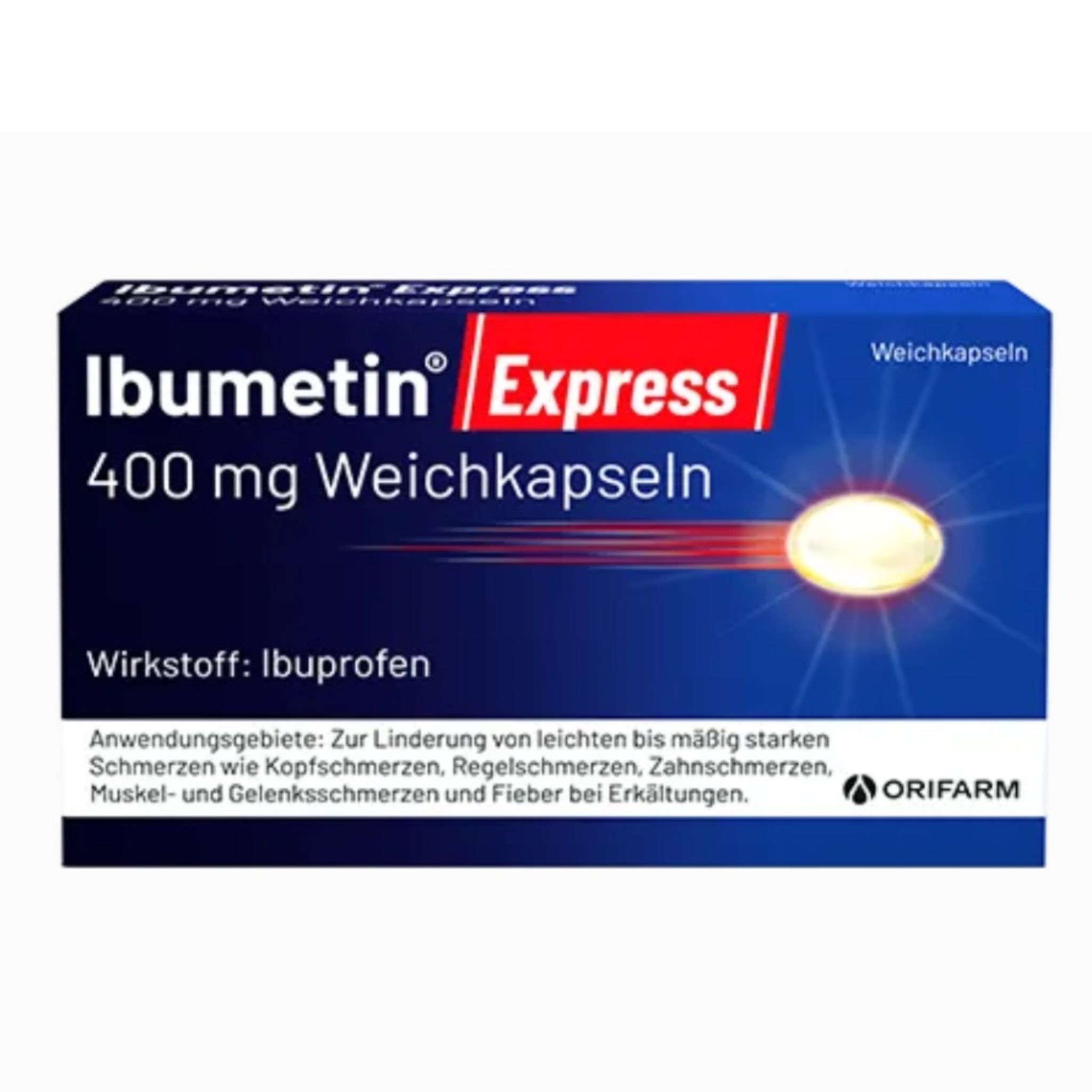 Ibumetin Weichkapseln Express 400 mg  Ibumetin Weichkapseln Express 400 mg