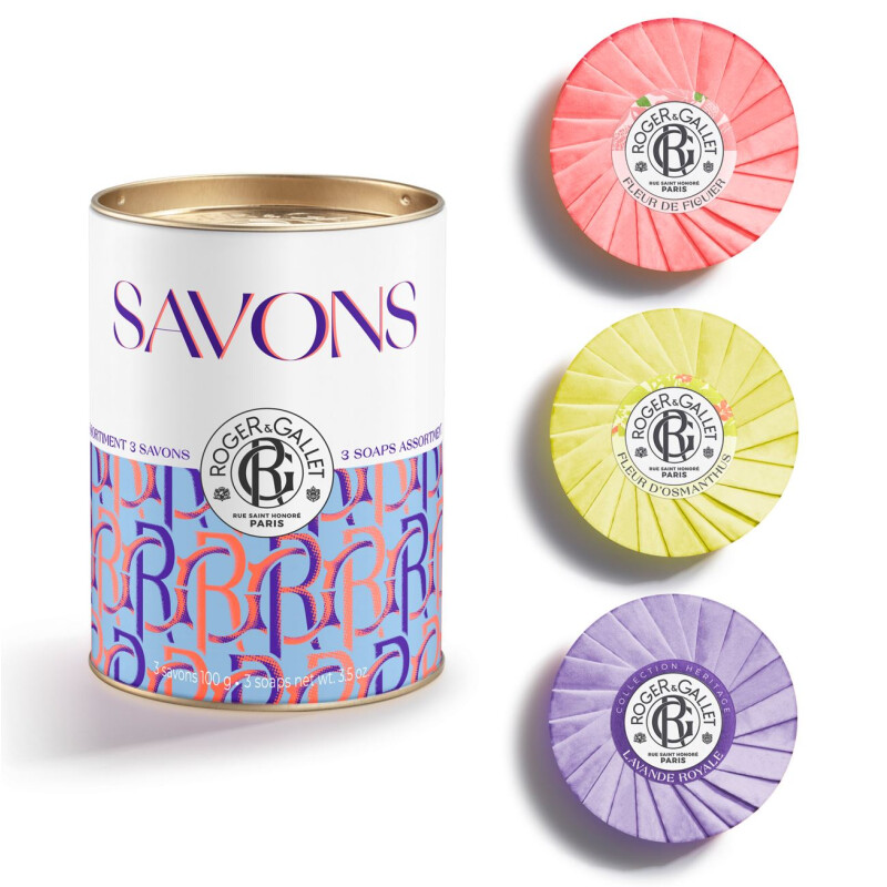 Roger & Gallet Seife TRIO Fleur de Figuier/Fleur D'Osmanthus/Lavande Royale Roger & Gallet Seife TRIO Fleur de Figuier/Fleur D'Osmanthus/Lavande Royale